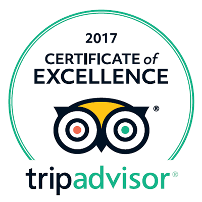TripAdvisor 2017 Certificate of Excellence